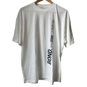 Vintage cotton t-shirt  with James Bond graphic writing